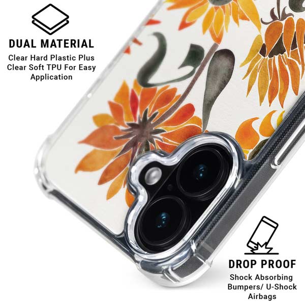 Yellow Sunflower by Cat Coq iPhone 16 MagSafe Case