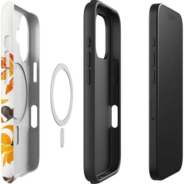 Yellow Sunflower by Cat Coq iPhone 16 Magsafe Impact Case