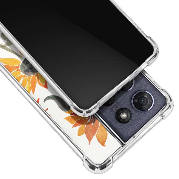 Yellow Sunflower by Cat Coq Moto G 5G (2025) Clear Case