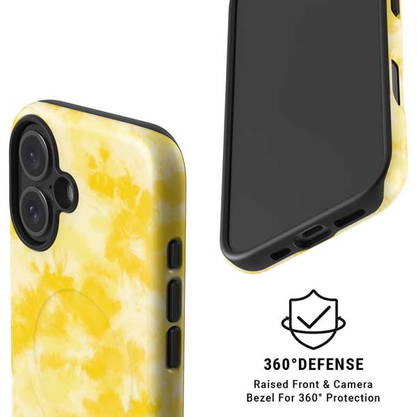 Yellow Tie Die iPhone 17 Magsafe Impact Case