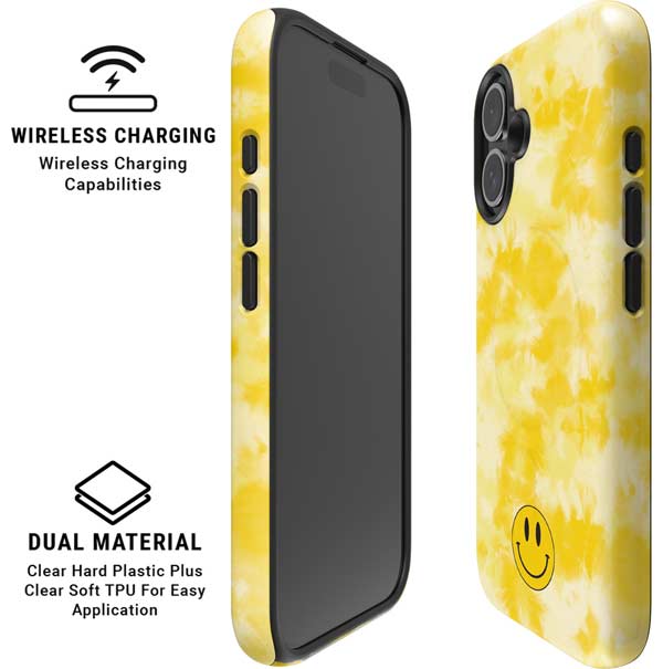 Yellow Tie Die iPhone 17 Magsafe Impact Case