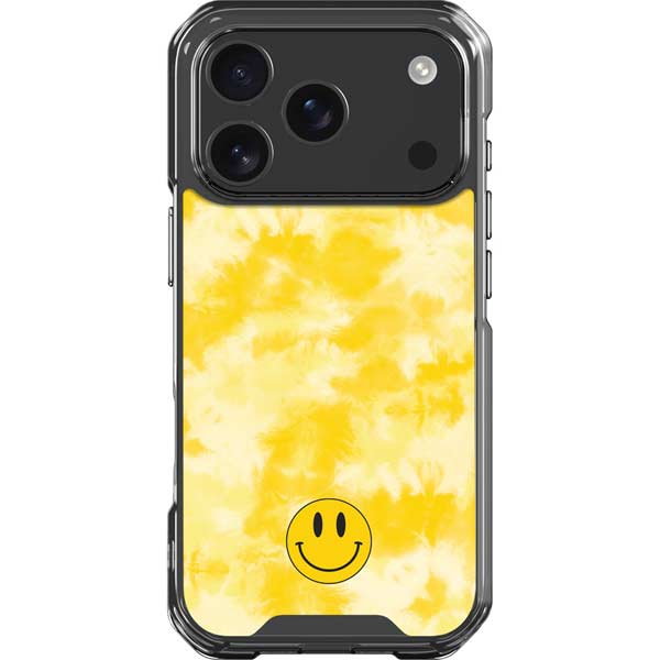 Yellow Tie Die iPhone 17 Pro Clear Case