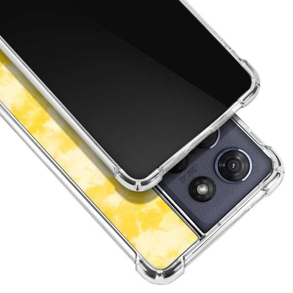 Yellow Tie Die Moto G Power 5G (2025) Clear Case