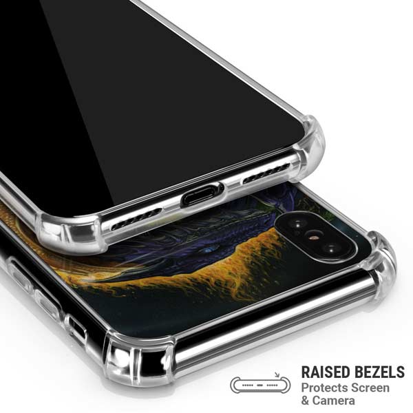 Yin Yang Dragon by Ed Beard Jr iPhone X/XS Clear Case