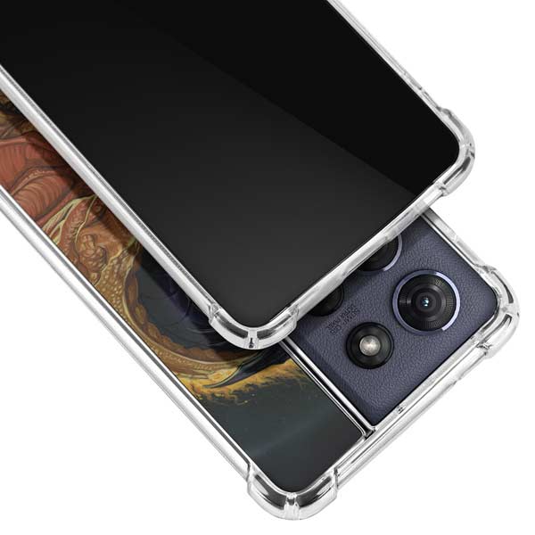 Yin Yang Dragon by Ed Beard Jr Moto G Play 5G (2025) Clear Case