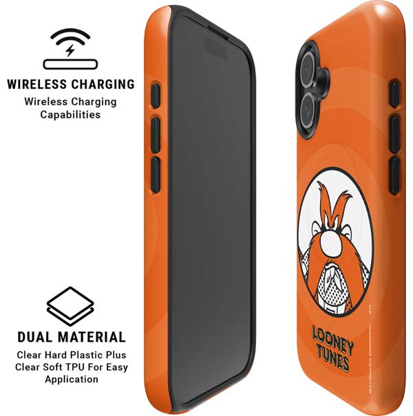 Looney Tunes Yosemite Sam Full iPhone 16 Magsafe Impact Case