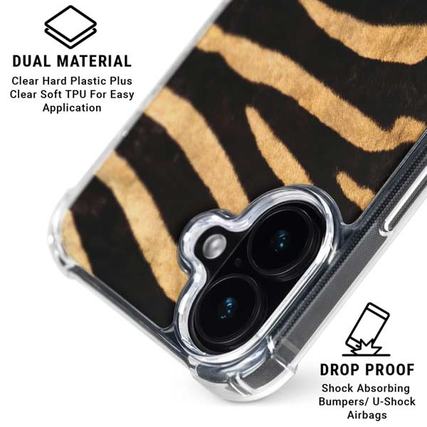 Zebra iPhone 17 Clear Case