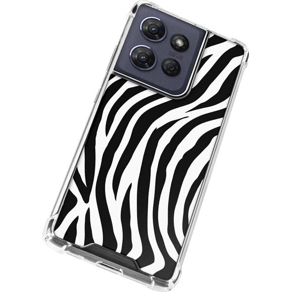 Zebra Print Moto G 5G (2025) Clear Case