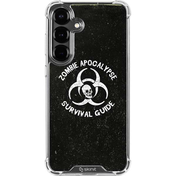 Zombie Apocalypse Survival Guide Galaxy S26 Clear Case