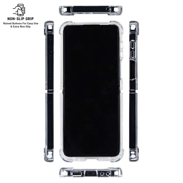 Zombie Apocalypse Survival Guide Galaxy Z Flip7 Clear Case