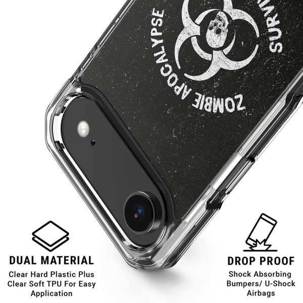 Zombie Apocalypse Survival Guide iPhone 17 Air Clear Case