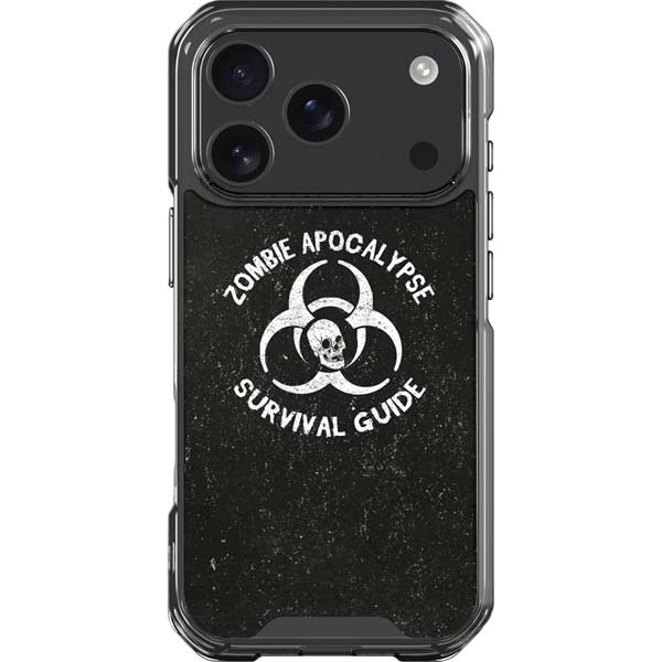 Zombie Apocalypse Survival Guide iPhone 17 Pro Clear Case
