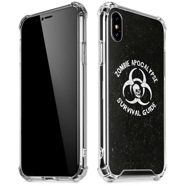 Zombie Apocalypse Survival Guide iPhone X/XS Clear Case
