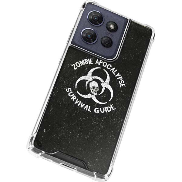 Zombie Apocalypse Survival Guide Moto G 5G (2025) Clear Case