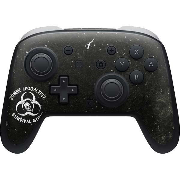 Zombie Apocalypse Survival Guide Nintendo Switch 2 (2025) Pro Controller Skin