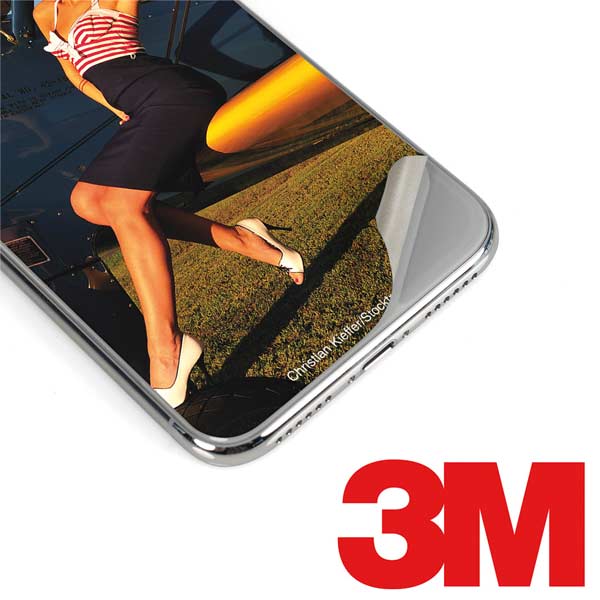1940s Pin-Up On Stearman Biplane iPhone 11 Pro Max Skin