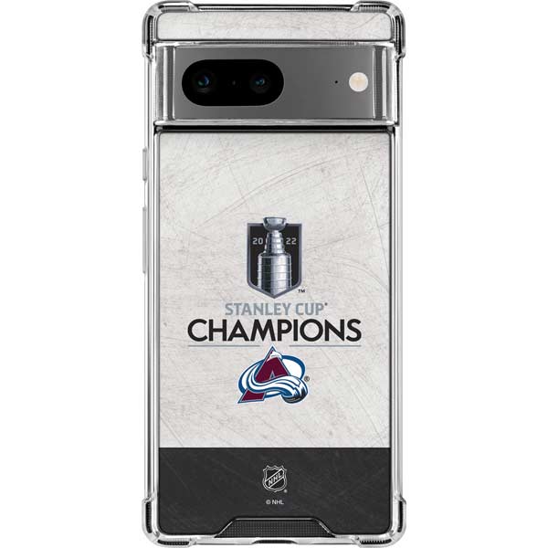 NHL 2022 Stanley Cup Champions Avalanche Google Pixel 8 Clear Case