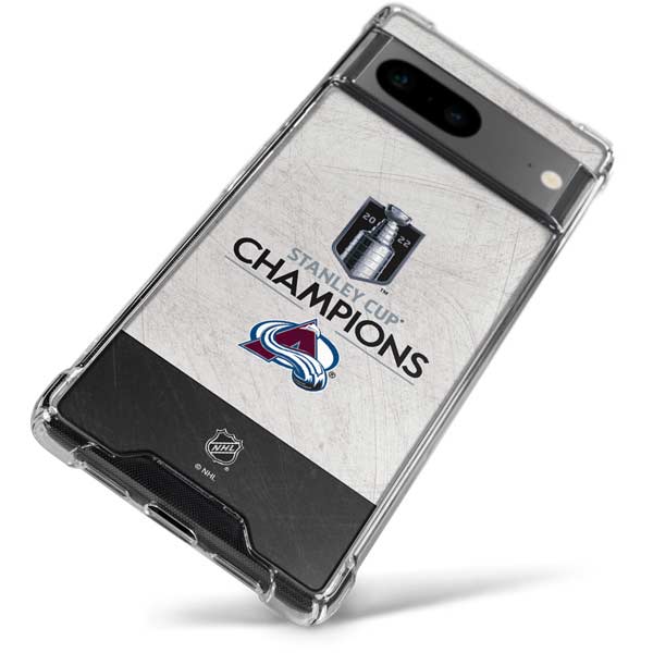 NHL 2022 Stanley Cup Champions Avalanche Google Pixel 8 Clear Case