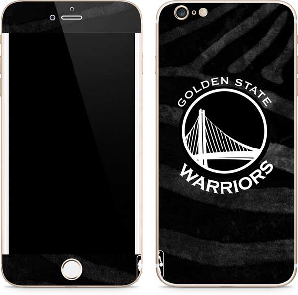 NBA Golden State Warriors Black Animal Print iPhone 6/6s Plus Skin