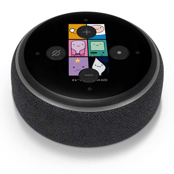 Adult Swim Adventure Time Character Tiles Amazon Echo Dot Skin