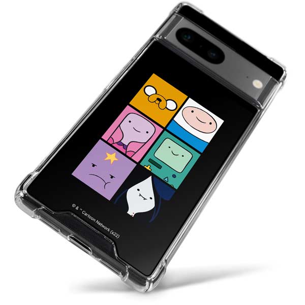 Adult Swim Adventure Time Character Tiles Google Pixel 8 Clear Case