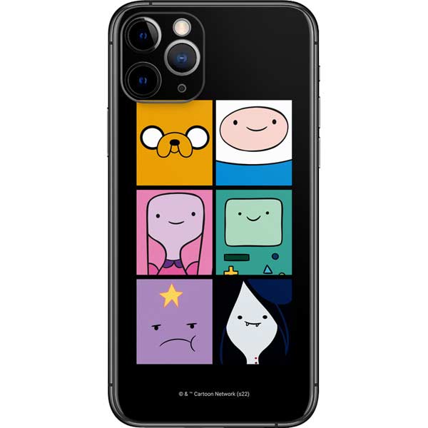 Adult Swim Adventure Time Character Tiles iPhone 11 Pro Skin