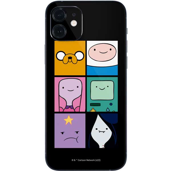 Adult Swim Adventure Time Character Tiles iPhone 12 Mini Skin
