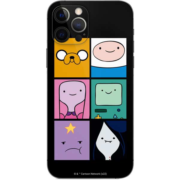 Adult Swim Adventure Time Character Tiles iPhone 12 Pro Skin