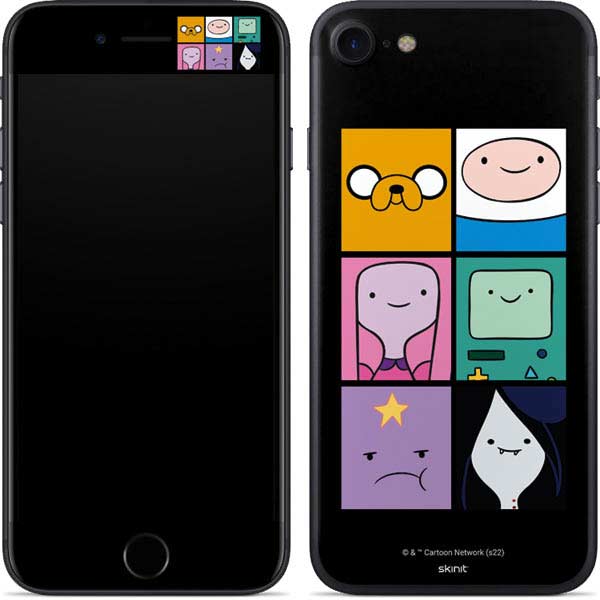 Adult Swim Adventure Time Character Tiles iPhone SE (2nd & 3rd Gen) Skin