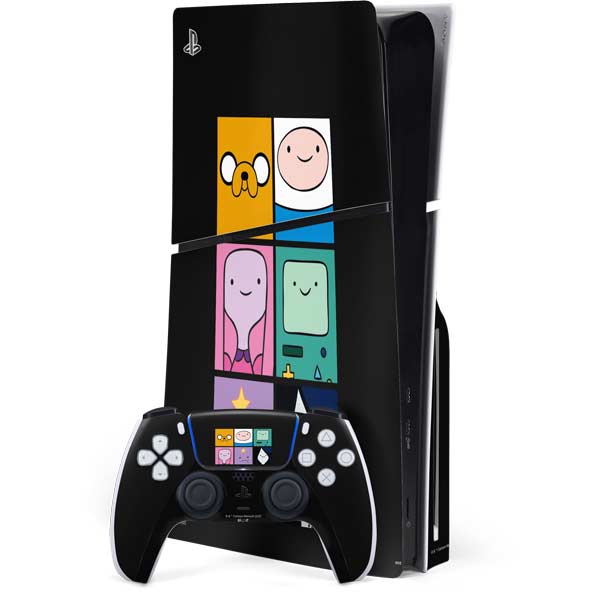 Adult Swim Adventure Time Character Tiles PS5 Slim Disk Bundle Skin