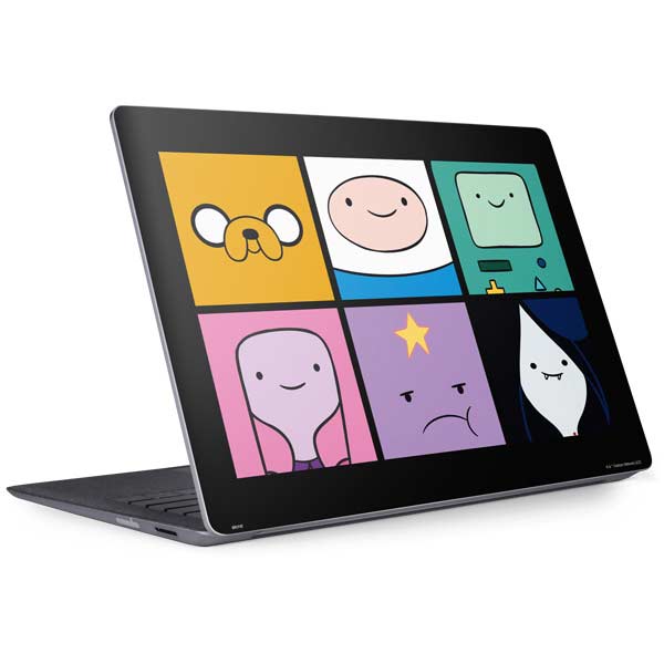 Adult Swim Adventure Time Character Tiles Surface Laptop 2 Skin