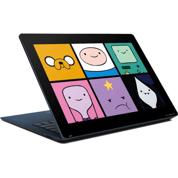 Adult Swim Adventure Time Character Tiles Surface Laptop Skin