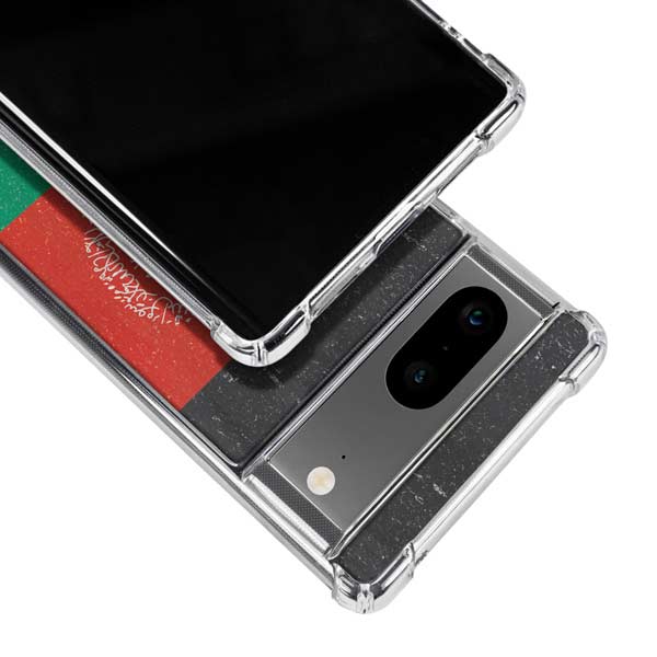Afghanistan Flag Distressed Google Pixel 8 Clear Case