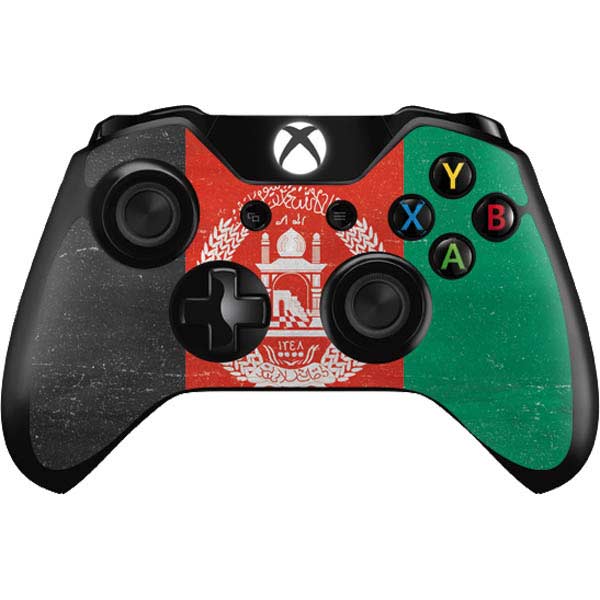 Afghanistan Flag Distressed Xbox One Controller Skin