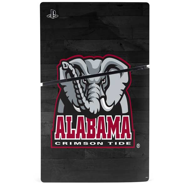 University of Alabama Basketball Wood PS5 Slim Disk Bundle Skin