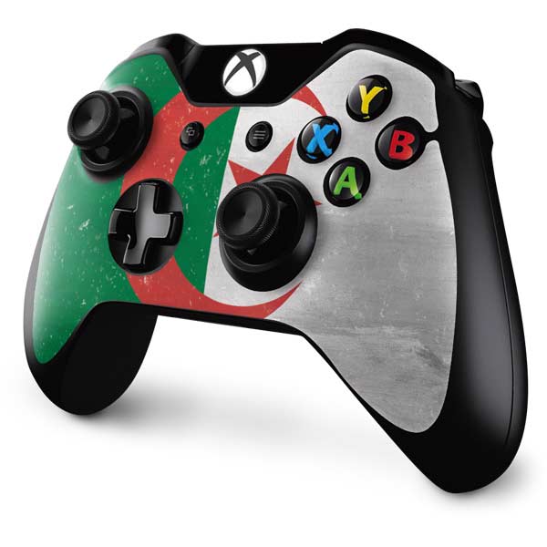 Algeria Flag Distressed Xbox One Controller Skin