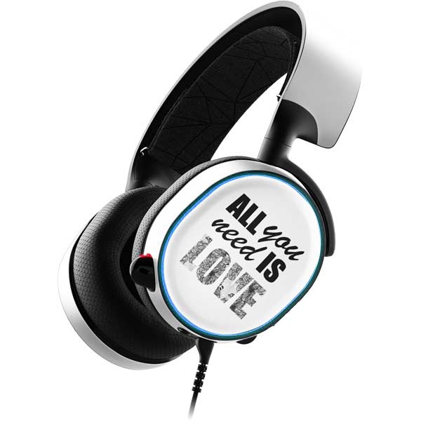 All You Need Is Love BW SteelSeries Arctis 3 Skin