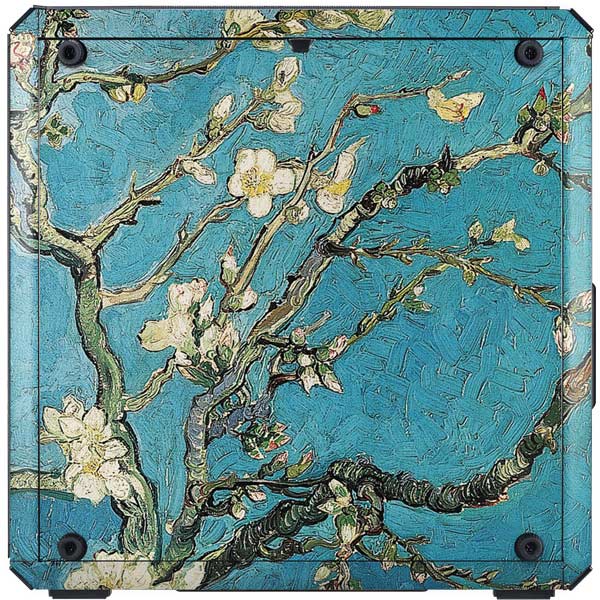 Vincent Van Gogh Almond Branches in Bloom Cooler Master MasterBox Q300L Mini Tower Skin