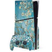 Almond Branches in Bloom by Van Gogh PS5 Slim Disk Bundle Skin
