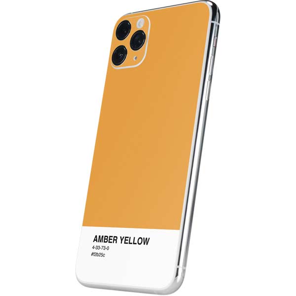 Amber Yellow iPhone 11 Pro Max Skin