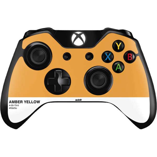 Amber Yellow Xbox One Controller Skin