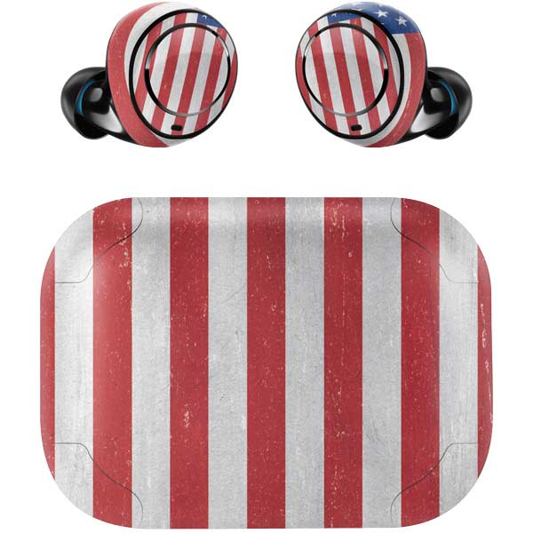 American Flag Distressed Amazon Echo Buds Skin