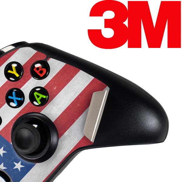 American Flag Distressed Xbox One Controller Skin