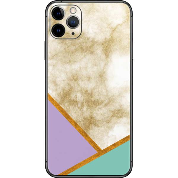 Angled Marble iPhone 11 Pro Max Skin