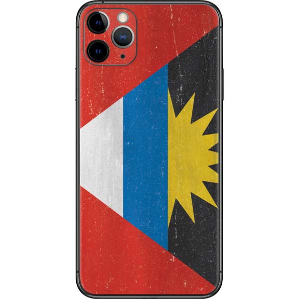 Antigua and Barbuda Flag Distressed iPhone 11 Pro Max Skin