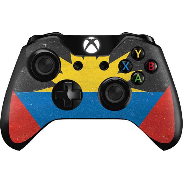 Antigua and Barbuda Flag Distressed Xbox One Controller Skin