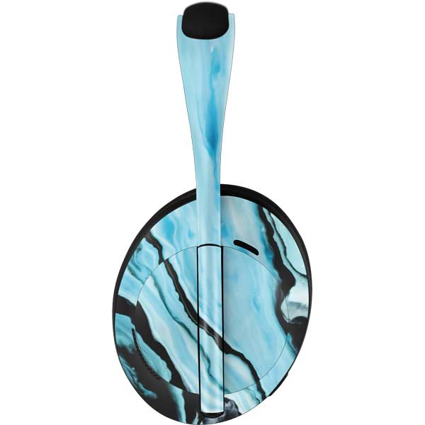 Aqua Blue Marble Ink Bose Noise Cancelling Headphones 700 Skin