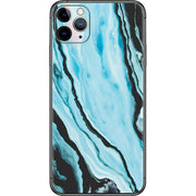 Aqua Blue Marble Ink iPhone 11 Pro Max Skin