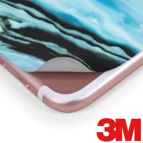 Aqua Blue Marble Ink iPhone 8 Plus Skin
