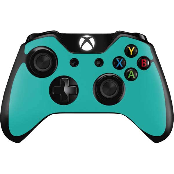 Aqua Blue Blue Solid Xbox One Controller Skin